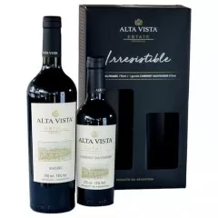 Vinho Alta Vista Irresistible Malbec 750ML + Cabernet sauvignon 375ML
