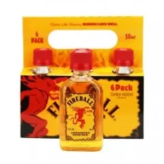 Kit Whisky FireBall 6x50ML