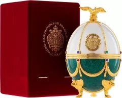 Vodka Imperial Collection Faberge Egg Pearl and Emerald 700ML