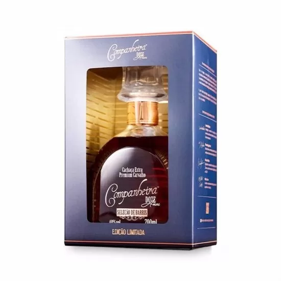 Cachaça Extra Premium Companheira Carvalho 12 Anos 700ML