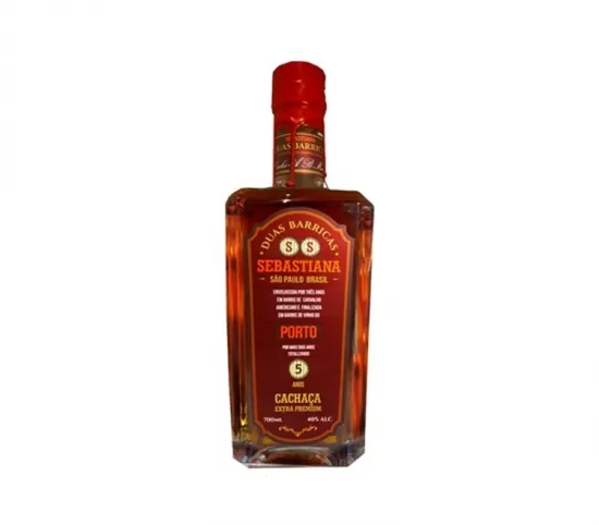Cachaça Sebastiana Duas Barricas Porto 5 Anos 700ML