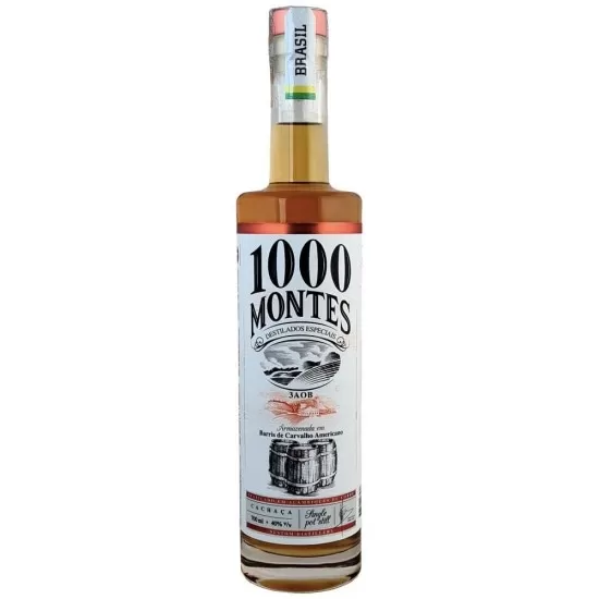 Cachaça 1000 Montes Carvalho 3AOB 700ML