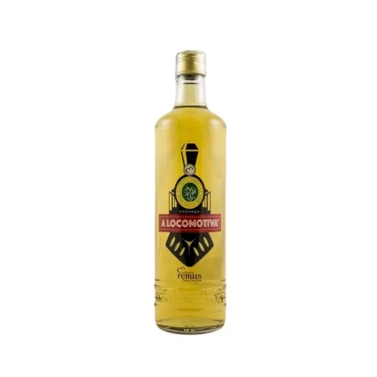 Cachaça  A Locomotiva Ouro 700ML