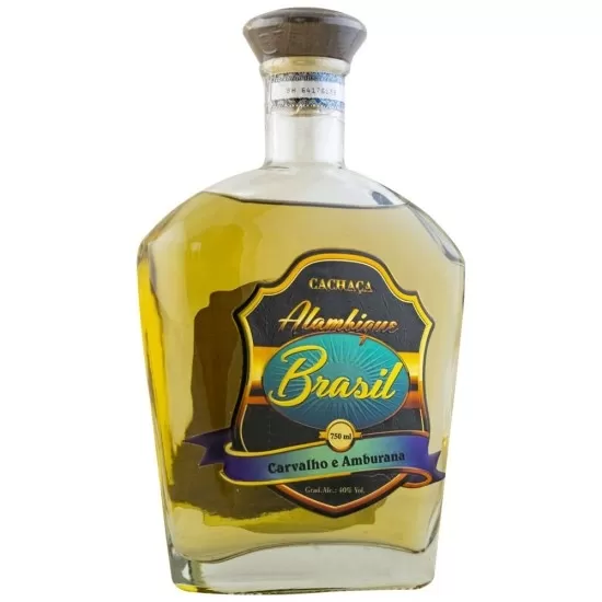 Cachaça Alambique Brasil Carvalho e Amburana 750ML