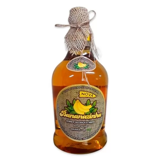 Cachaça Artesanal Bananazinha 900ML