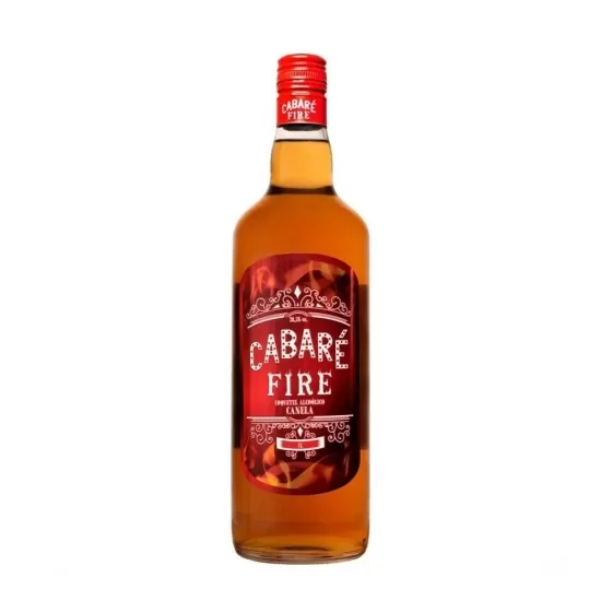 Cachaça Cabare Fire Coquetel Canela 1l
