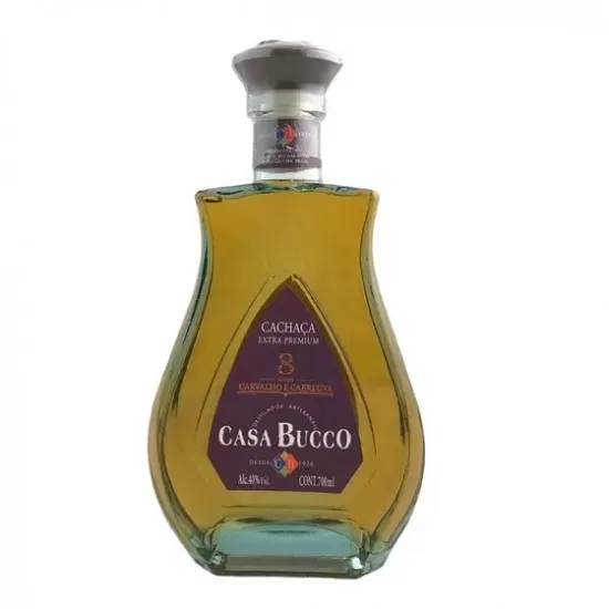 Cachaça Casa Bucco Carvalho e Cabreuva 8 Anos 700ML