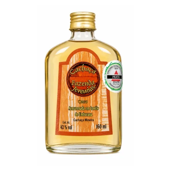 Cachaça Fazenda Jeremias Ouro 160ML