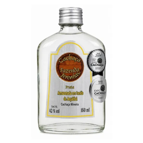 Cachaça Fazenda Jeremias Prata 160ML