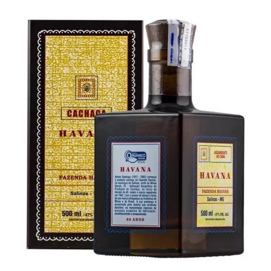 Cachaça Havana Edição Especial 80 Anos 500ML