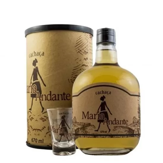 Cachaça Maria Andante Ouro Com Caixa 670ML