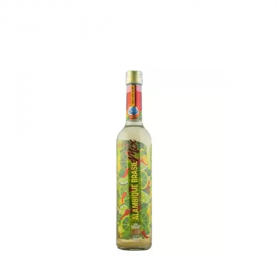 Cachaça Mista Com Pimenta Mel E Limão Alambique Brasil 500ML