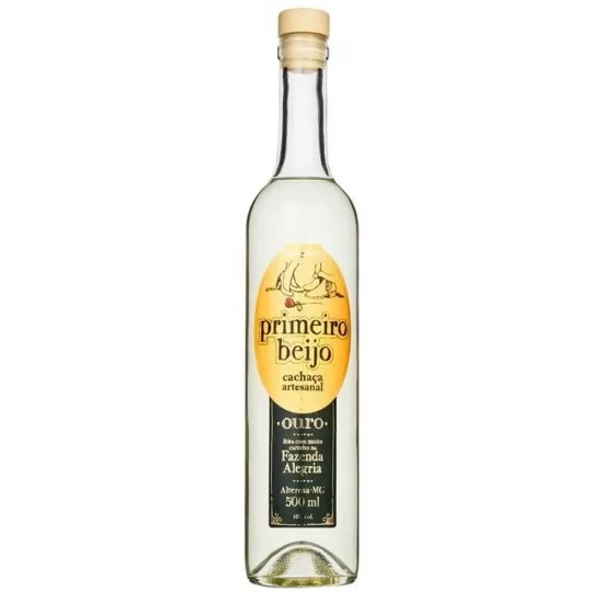 Cachaça Primeiro Beijo Gold 500ML