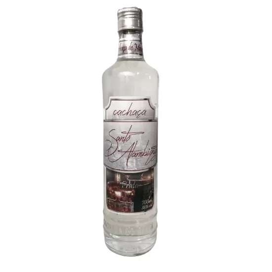 Cachaça Santo Alambique Prata 700ML