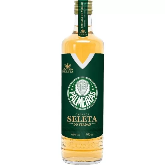 Cachaça Seleta Do  Verdão 700 ML - Palmeiras.