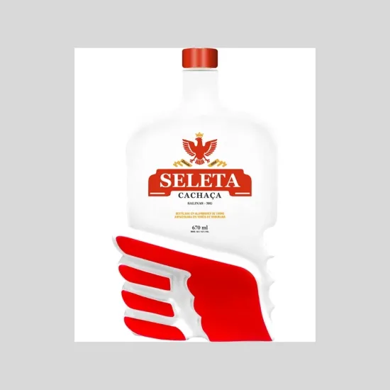 Cachaça Seleta Ouro Porcelana Asas 670ml