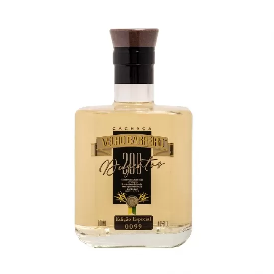 Cachaça Velho Barreiro 200Anos Edição Comemorativa Kit 700ML