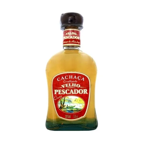 Cachaça Velho Pescador Ouro 750ML