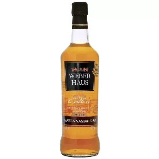Cachaça Weber Haus  Organica Com Canela E Sassafras 700ML