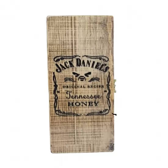 Caixa De Madeira Personalizada Jack Daniels Honey