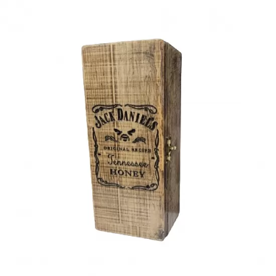 Caixa De Madeira Personalizada Jack Daniels Honey