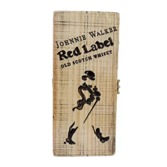 Caixa De Madeira Johnnie Walker Red Label