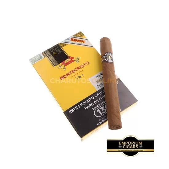 Charuto Montecristo Nº 4 Caixa Com 5 Unidades