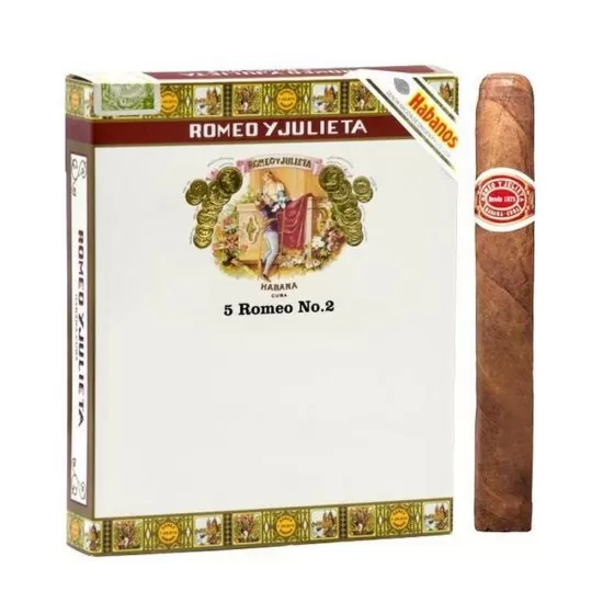 Charuto Romeo y Julieta N 2 Caixa Com 5 Unidades