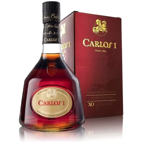 Conhaque Brandy Carlos I Solera Gran Reserva 1L