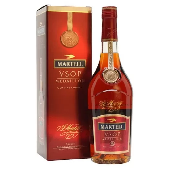 Conhaque Martell V.S.O.P Medaillon 1L