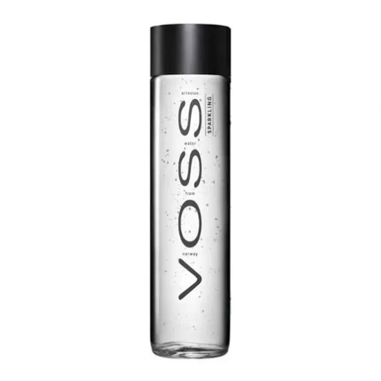 Água Mineral Voss Com Gás 375ML Garrafa De Vidro