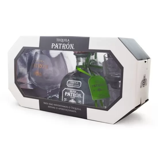 Kit Tequila Patrón Silver 750ML