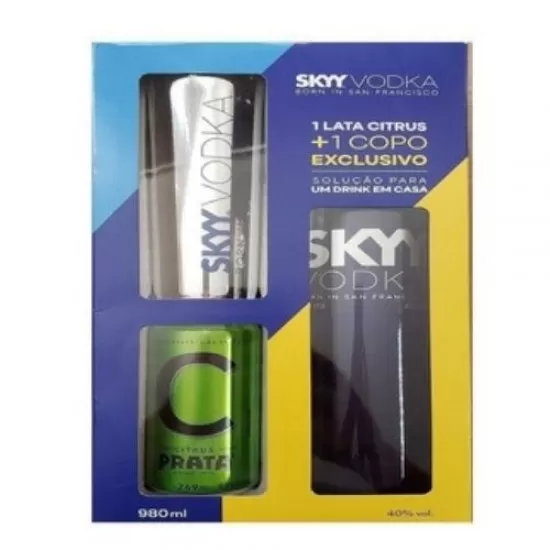 Kit Vodka Skyy 980ML