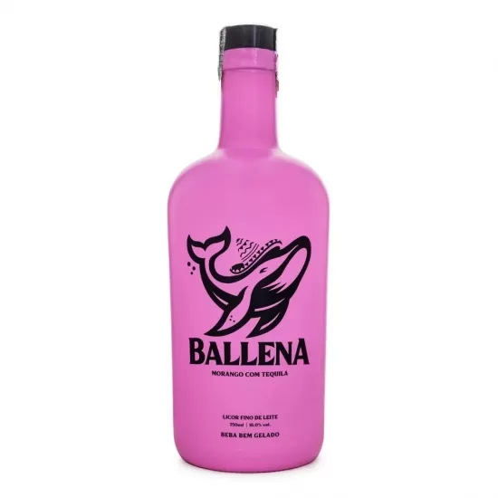 Licor Ballena Tequila Com Morango 750ML
