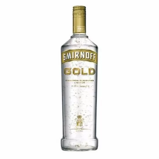 Licor Smirnoff Gold Cinnamon Flavoured 1L