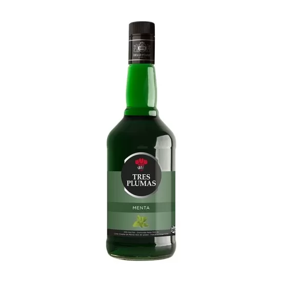 Licor Tres Plumas Menta 700ML