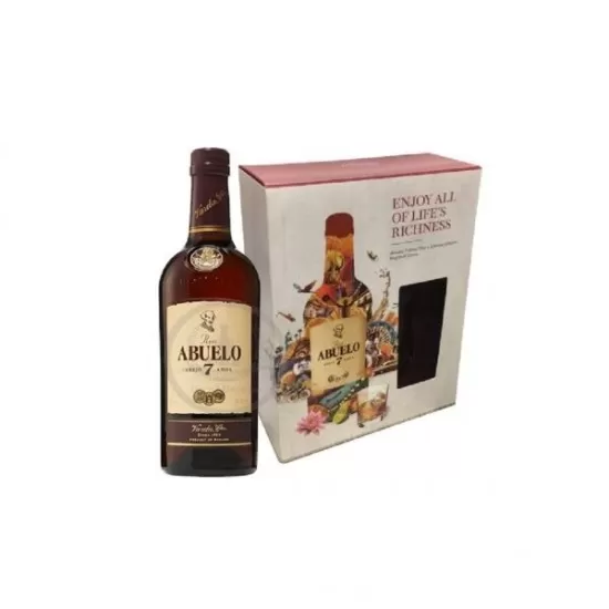Rum Abuelo 7 Anos 700ML Com Copo