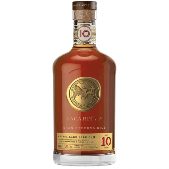Rum Bacardi 10 Anos Gran Reserva 750ML
