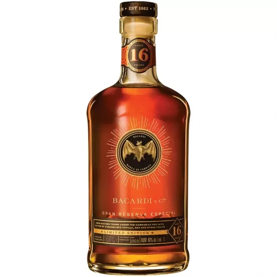 Rum Bacardi Gran Reserva Especial 16 Anos 1L
