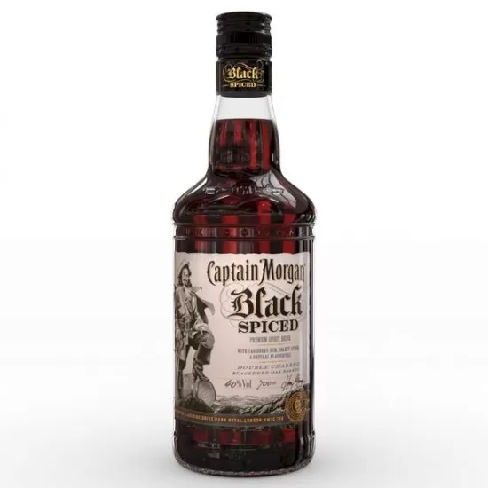Rum Captain Morgan Black Spiced 1Litro