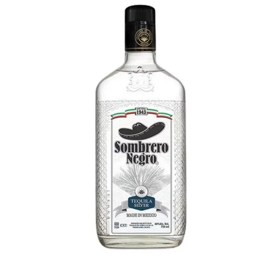 Tequila Sombrero Negro Silver 750ML