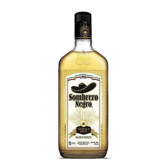 Tequila Sombrero Negro Gold 750ML