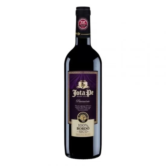 Vinho Jota Pe 100% Bordô Seco 750ML