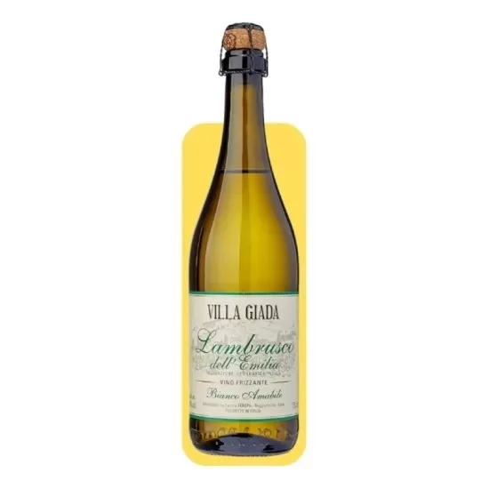 Vinho Lambrusco Villa Giada Branco Amabile 750ml