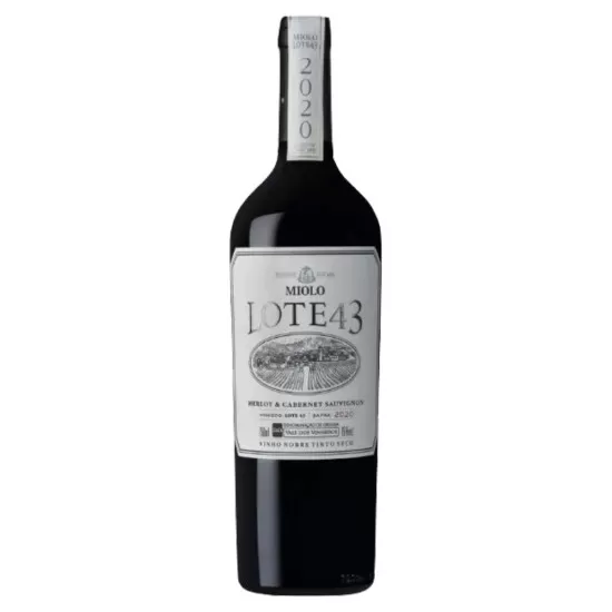 Vinho Miolo Lote 43 Merlot & Cabernet Sauvignon 750ML