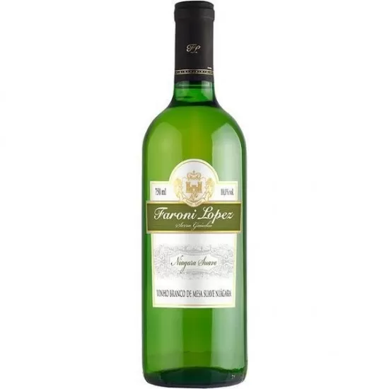 Vinho Nacional Branco Suave Faroni Lopez 750ML