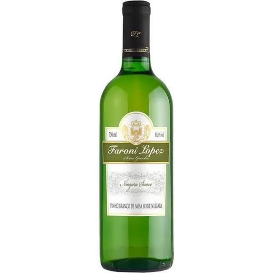 Vinho Nacional Branco Suave Faroni Lopez 750ML