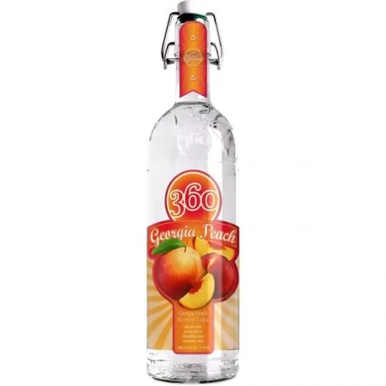 Vodka 360 Georgia Peach Pêssego 750ML