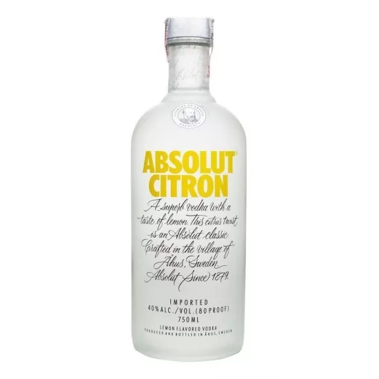 Vodka Absolut Citron 750ML