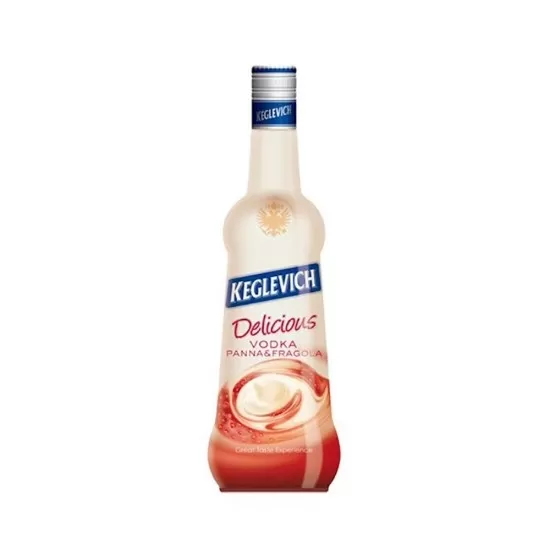 Licor de Vodka Keglevich Panna Fragola ( Creme de Morango) 700ML